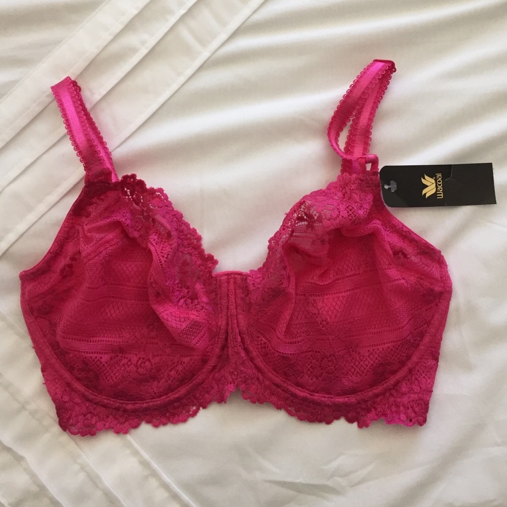 Wacoal Pink Lace Bra (no tags)